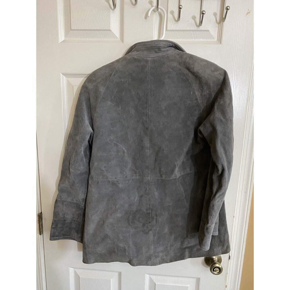 Vintage Jordache 100% Suede Cowhide Leather With Pockets Men’s Jacket Size Large - Picture 16 of 16
